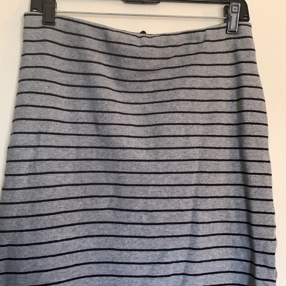 BDG Gray & Black Striped Pencil Skirt Size Large